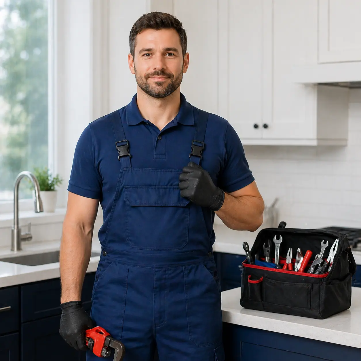Paramount Plumbing technician